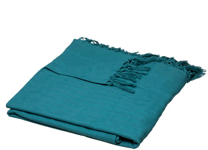 Cubre cama 230x250 de algodón azul canario - 131646Q