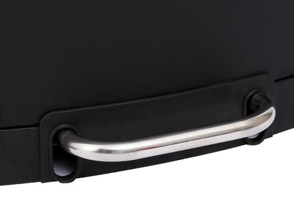 Basurero con pedal "Ariane" negro 30L – 133684