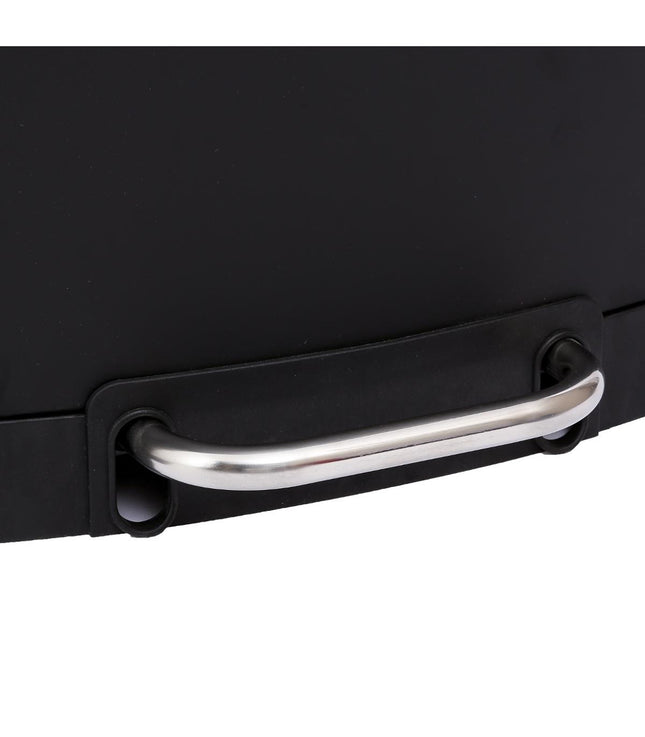 Basurero con pedal "Ariane" negro 30L – 133684