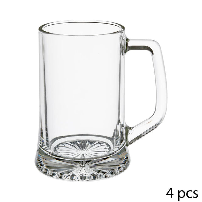Juego de 4 vasos de cerveza con asa 32cl - 134800