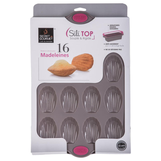 Molde de silicona 16 magdalenas - 135282