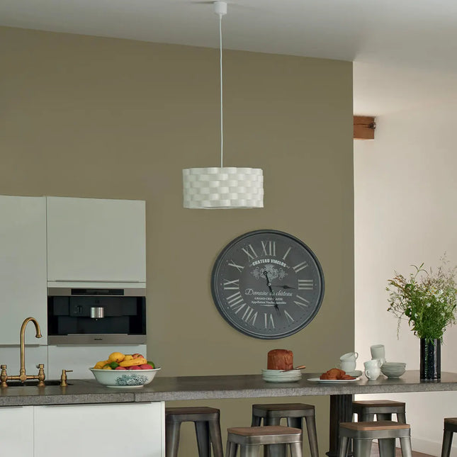 Lámpara suspendida "Moki" de bambú y papel D42cm - 135458