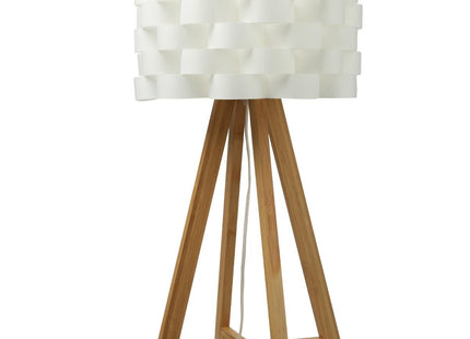 Velador "Moki" de bambú y papel A55cm - 135459