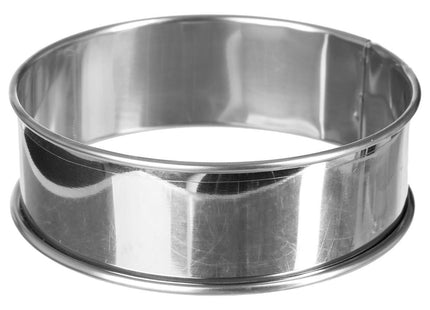 Set de 4 aros de tarta de acero inoxidable - 136069