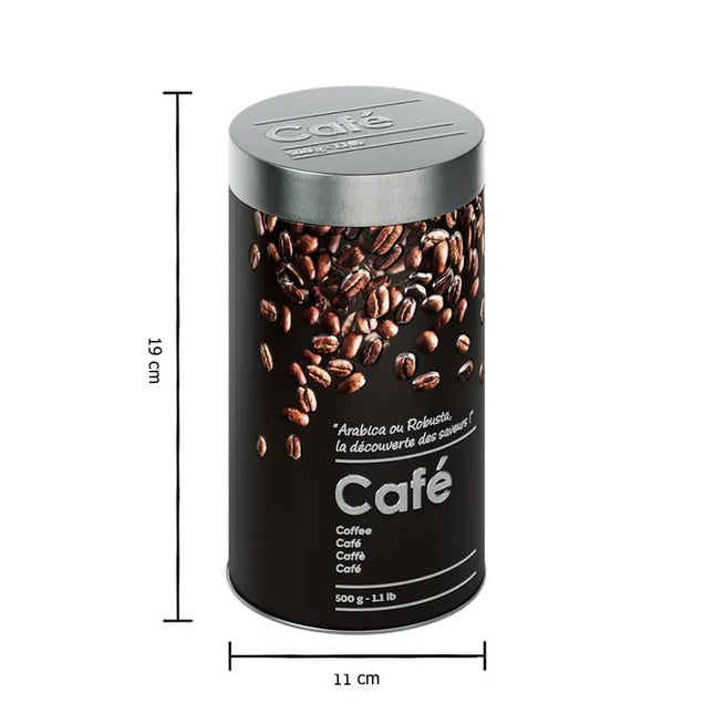 Pote metálico para café de 500 g - 136302