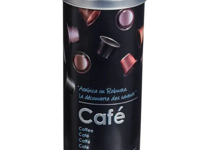 Pote metálico para cápsulas de café, con capacidad para 20-36 cápsulas - 136303