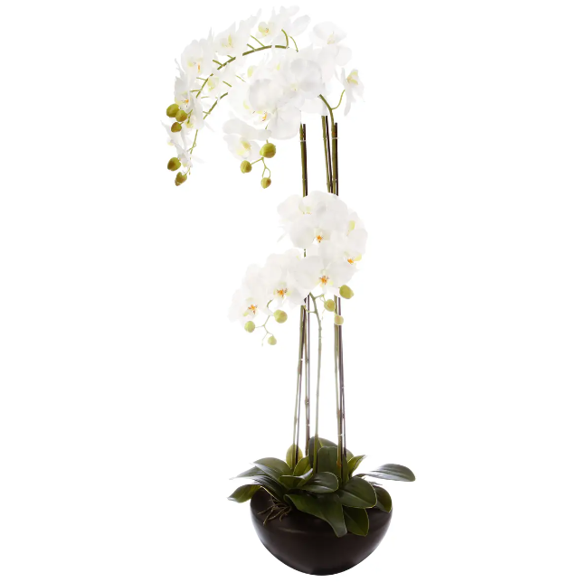 Orquídeas A115cm en pote de cerámica - 136507