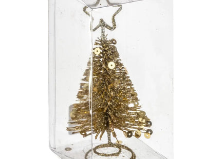 1 Porta nombre de mesa "Abeto" de metal dorado A10cm - 136853