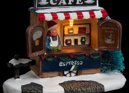 Pueblo navideño "Stand" iluminado con 1 LED - 137604