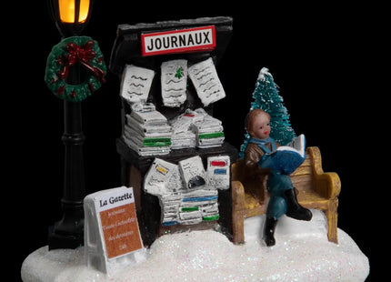 Pueblo navideño "Stand" iluminado con 1 LED - 137604