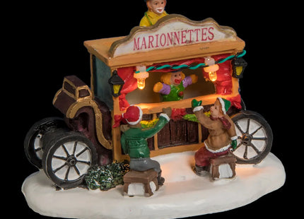 Pueblo navideño "Stand" iluminado con 1 LED - 137604