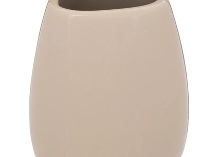 Vaso de baño de cerámica “Colorama” crema - 138014O