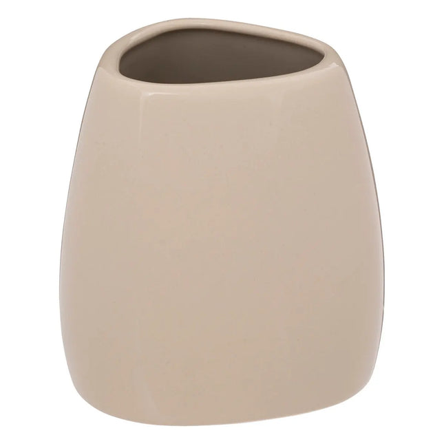 Vaso de baño de cerámica “Colorama” crema - 138014O