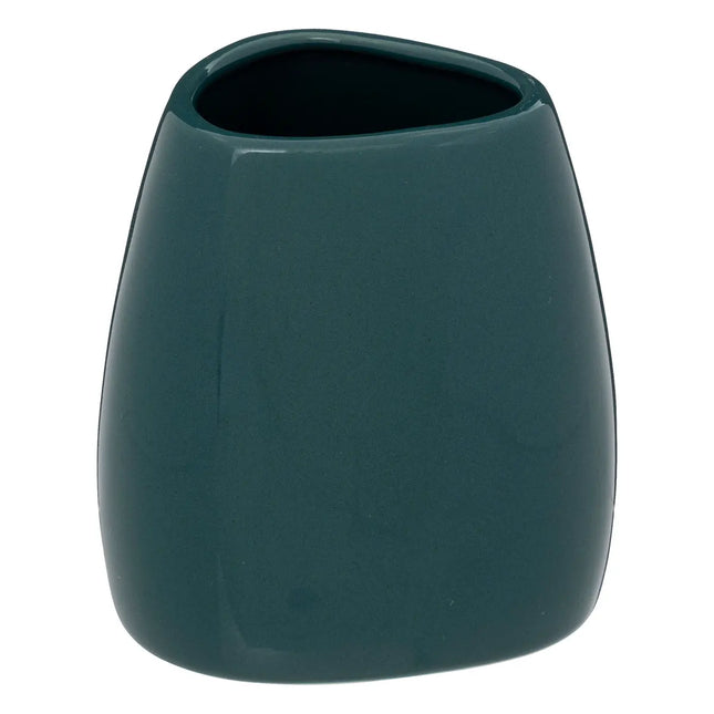 Vaso de baño de cerámica “Colorama” azul petróleo - 138014P