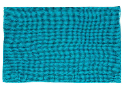 Tapete mini felpudo 50x80 turquesa - 138043D