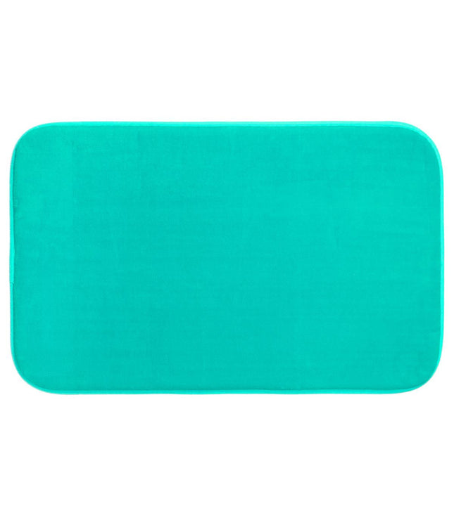 Tapete de baño "memoria"  50x80 turquesa - 138045D