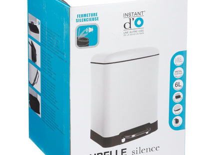 Basurero "Ariane" 6L blanco - 138059I