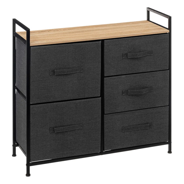 Mueble de almacenaje de 5 cajones L83cm "Tissa" - 138933
