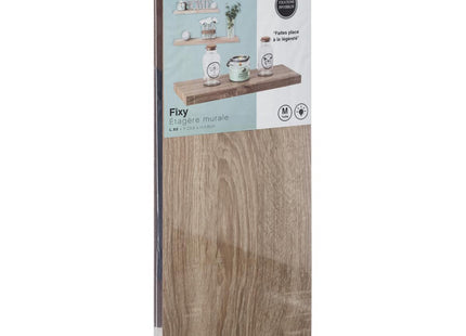 Estante de pared "Fixy" L60cm natural - 138953C