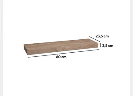 Estante de pared "Fixy" L60cm natural - 138953C