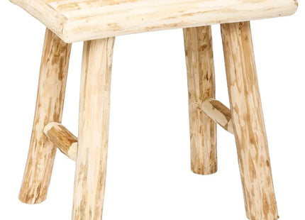Taburete "Woody" 34x24x32cm en álamo - 140101