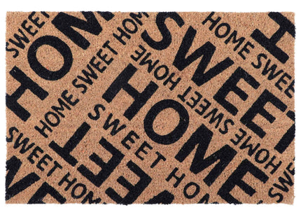 Felpudo de fibra de coco "Hogar, dulce hogar" 60x40cm - 140131040