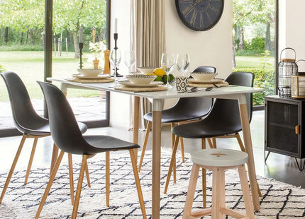 Mesa de comedor "Roka" blanco L150cm - 140357