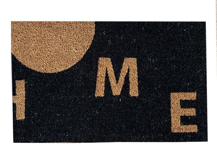 Felpudo 33x60cm "HOME" natural y negro - 140451075