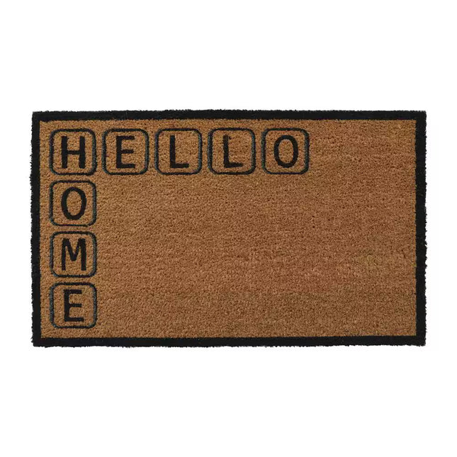 FELPUDO ESTAMPADO 45X75CM COCO/PVC  HELLO - 140461047