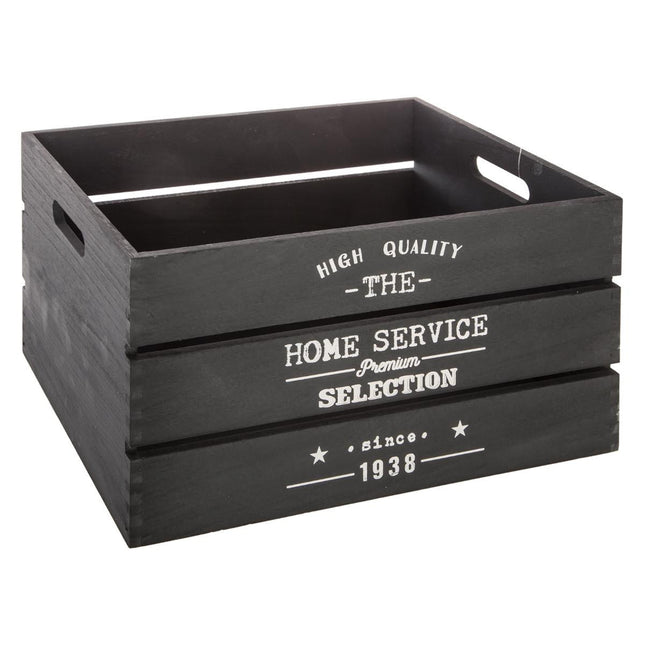 Caja negra "Factory" de madera XP - 140495