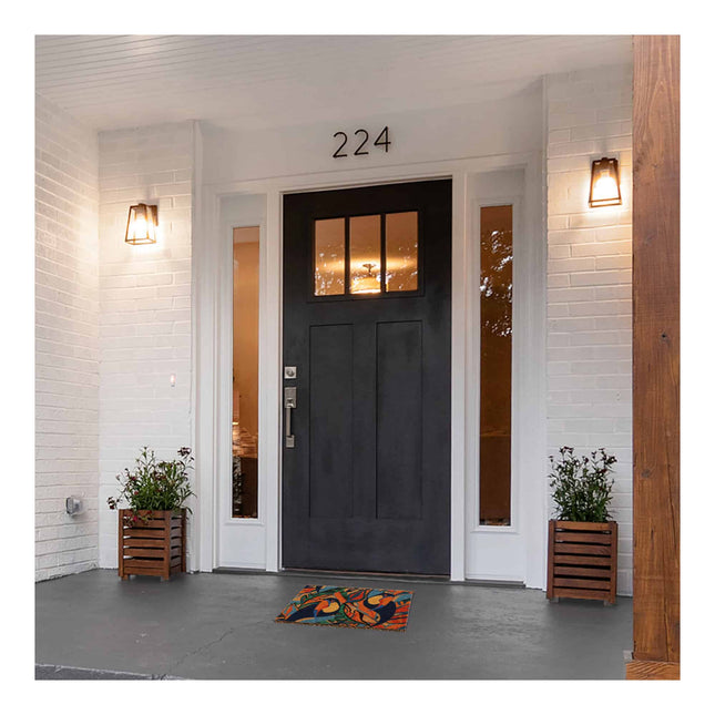 Felpudo coco trenzado 61x40cm "Toucans" multicolor - 140501097