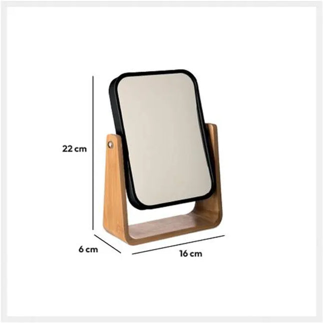 Espejo "Nat" bambú negro - 140751N