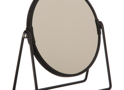 Espejo oscilante negro D18cm - 140834J