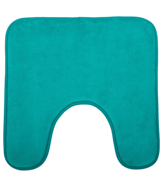 Alfombra de baño con contorno 48x48 turquesa – 140842D