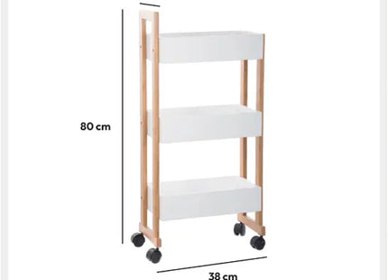 Carrito de baño de 3 niveles "Léa" - 140853