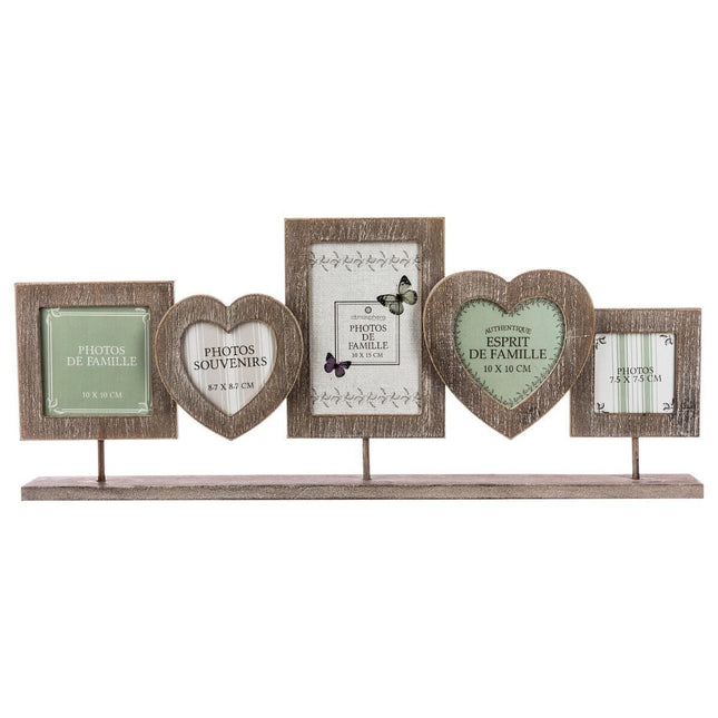 Collage de fotos "Charme" de madera 5 fotos - 141233