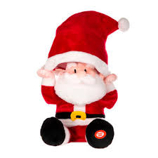 Papa Noel autómata, sentado y musical 31x15cm - 141754