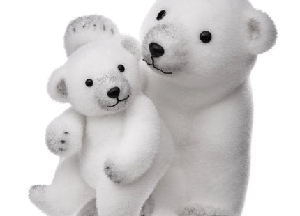 Peluche Oso + bebé sentado A28cm - 142597