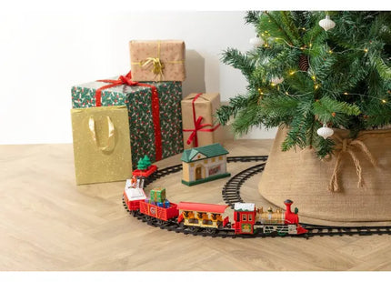 Tren navideño luminoso de 26 piezas con música y 1 LED - 143109