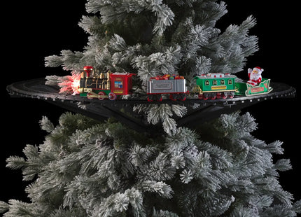 Tren navideño eléctrico musical para árbol de 23 piezas 1 LED - 143208