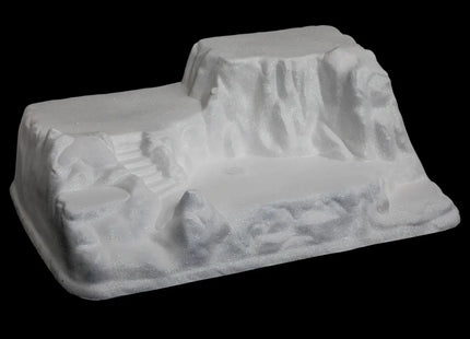 Accesorio pueblo navideño Base blanca 54x40cm - 143288