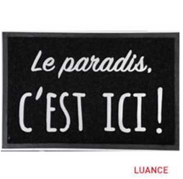 Felpudo coco 40x60 estampado "Le paradis" -  144061039