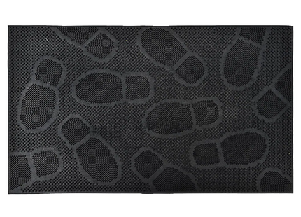 Felpudo de goma "Picot" 45x75cm diseño "Pies" - 144101000