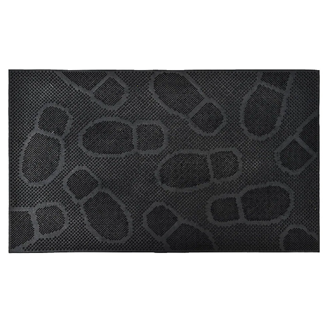 Felpudo de goma "Picot" 45x75cm diseño "Pies" - 144101000