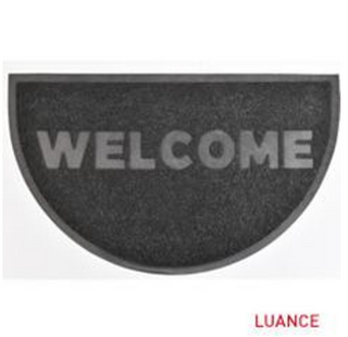Felpudo de PVC 45x75 media luna estampado "Welcome" - 144161002