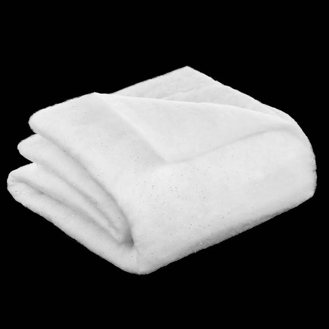 Alfombra de nieve gruesa con purpurina 1x1 m - 144608