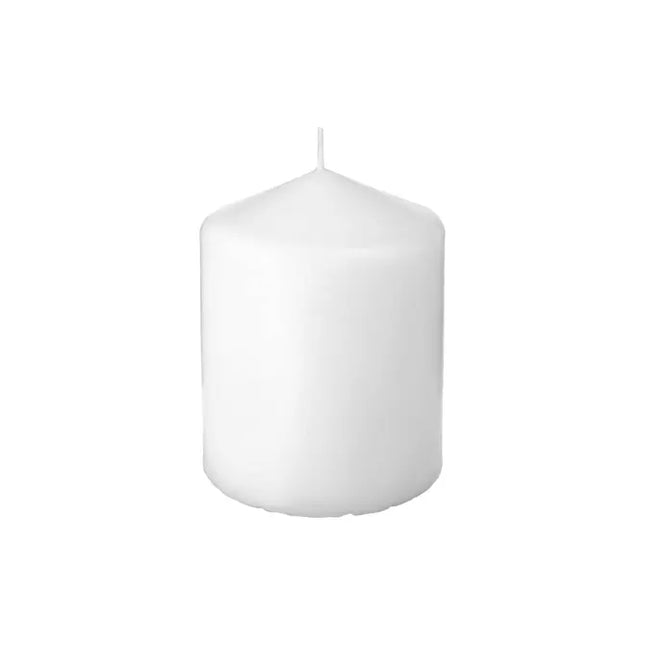 Vela decorativa "Many " blanca  redonda de 220gr - 145066