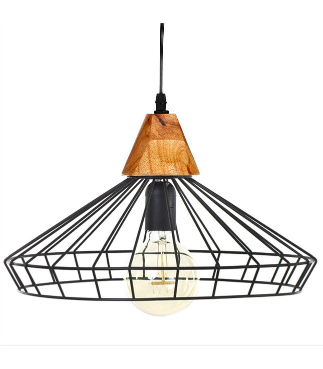 Lámpara suspendida en alambre de metal D38cm - 145117A