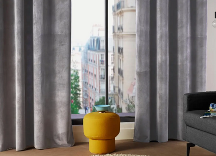 Cortina "Lilou" 140x260cm gris oscuro - 146202L