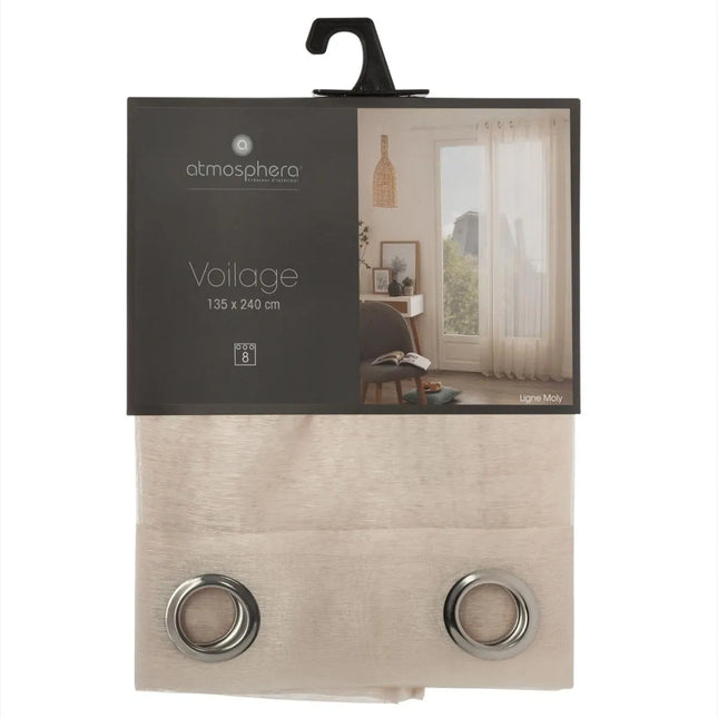 Visillo "Moly" 135x240cm lino - 146280D